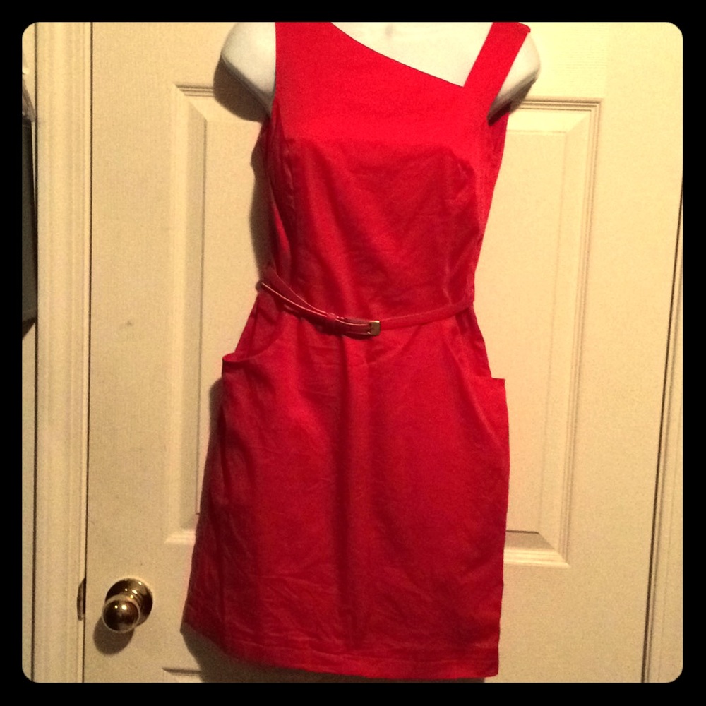 Nine West mini Red Dress with belt